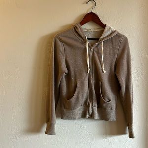 Gold glittery Alternative Apparel hoodie. Size M.